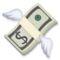 Money With Wings emoji on LG
